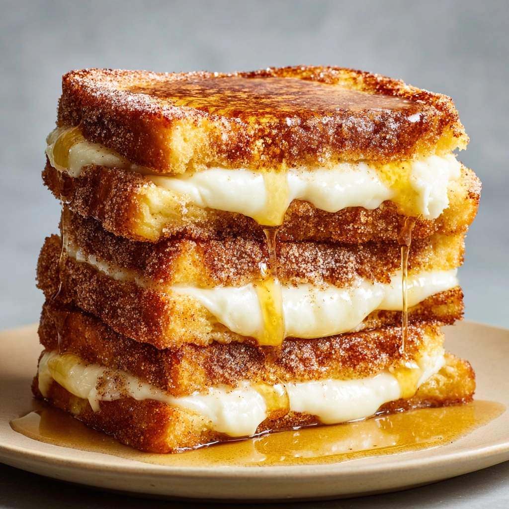 Churro Stuffed French Toast with Cinnamon Sugar Recipe - Recipe Image