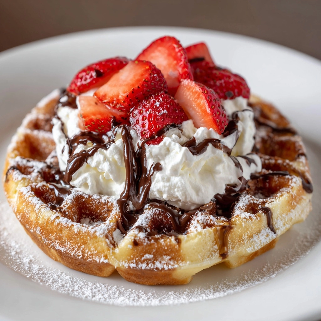 Cake Mix Waffles Recipe - Recipe Image