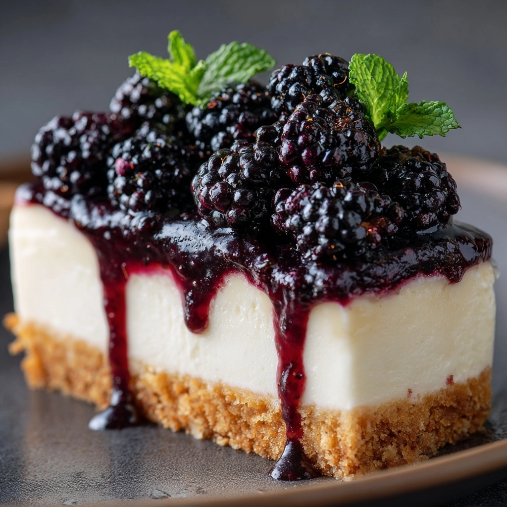 Blackberry Cheesecake Recipe - Recipe Image
