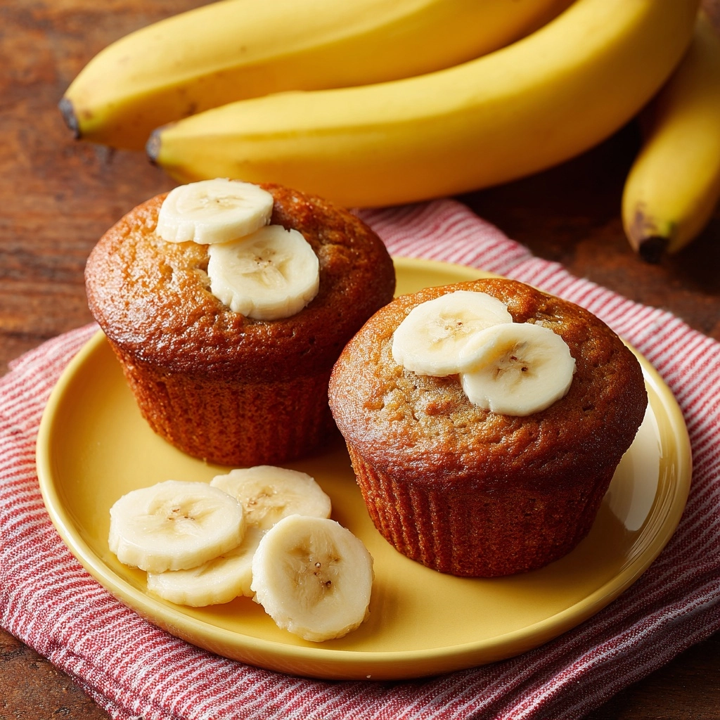 Brown Sugar Banana Muffins Recipe - Recipe Image