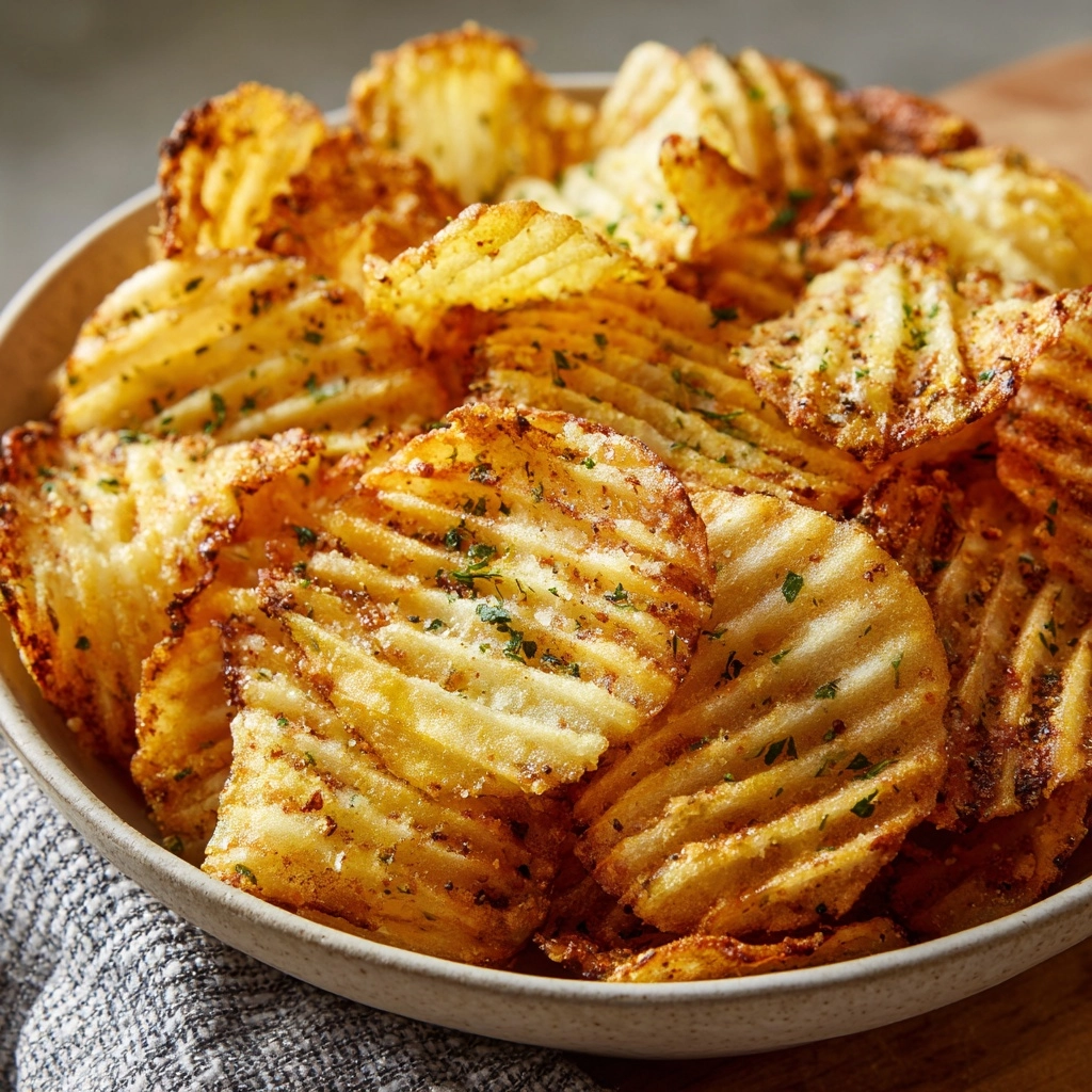 Air Fryer Spicy Dill Pickle Chips Recipe - Recipe Image
