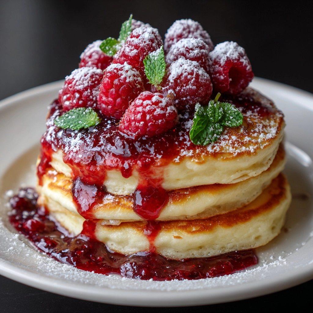 Raspberry Carrot Cake Pancakes Recipe - Recipe Image