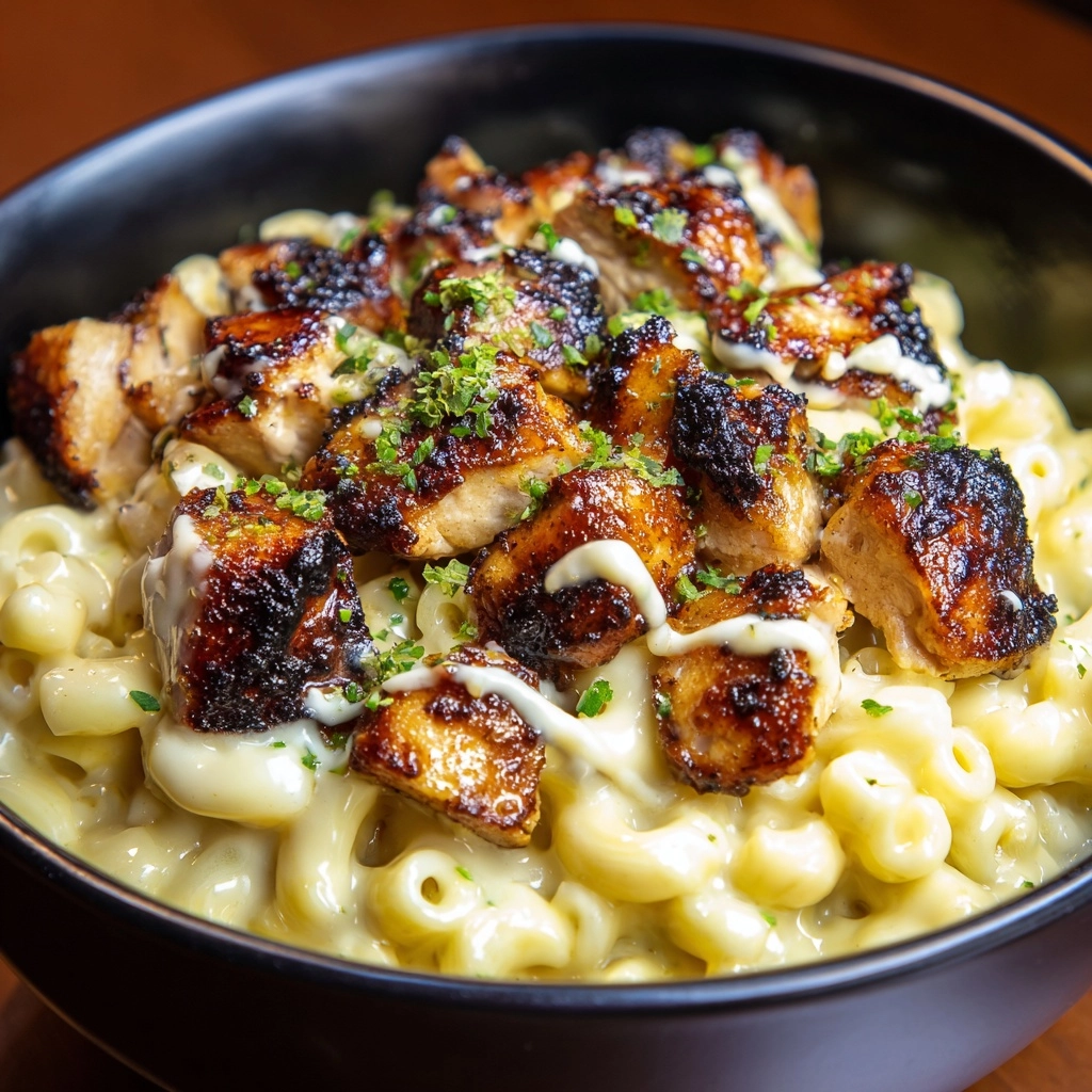 Honey Pepper Chicken Mac and Cheese Recipe - Recipe Image
