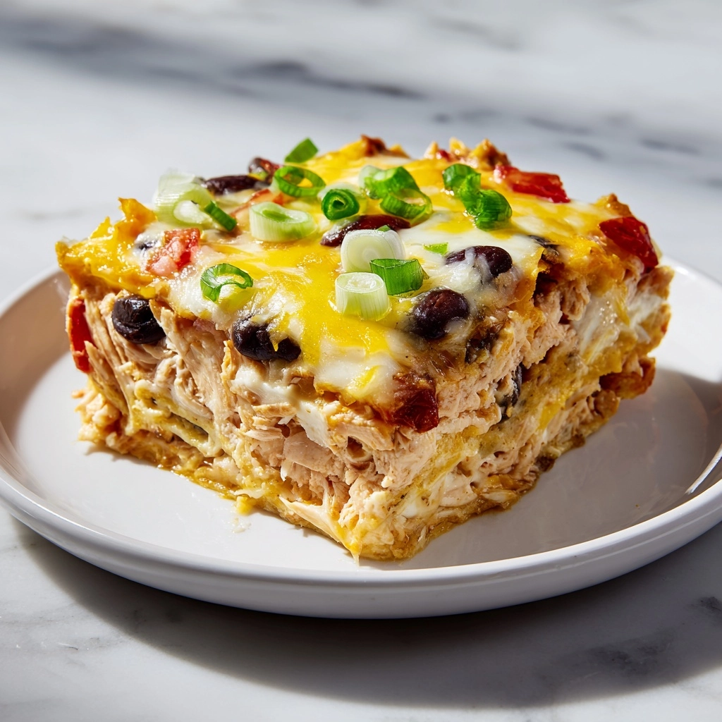 Healthy Chicken Taco Casserole Recipe - Recipe Image