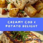 Cod & Potatoes in Rosemary Cream Sauce Recipe