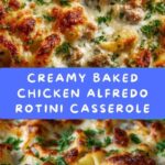 Baked Chicken Alfredo Rotini Casserole Recipe
