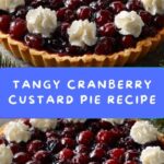 Cranberry Custard Pie Recipe