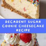 Sugar Cookie Cheesecake Recipe