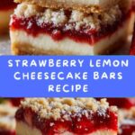 Strawberry Lemon Cheesecake Bars Recipe