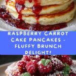 Raspberry Carrot Cake Pancakes Recipe