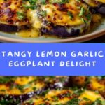 Lemon Garlic Roasted Eggplant Recipe