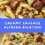 Sausage Alfredo Rigatoni Recipe