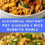 Instant Pot Chicken and Rice Burrito Bowls Recipe