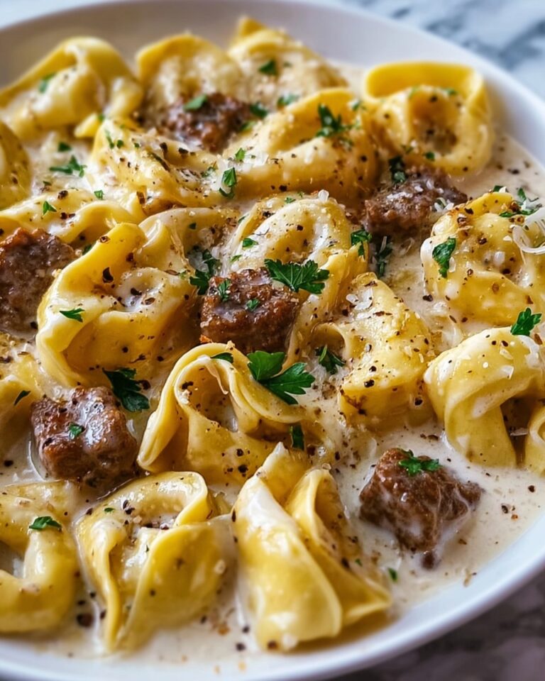 Beef Tortellini Alfredo Recipe