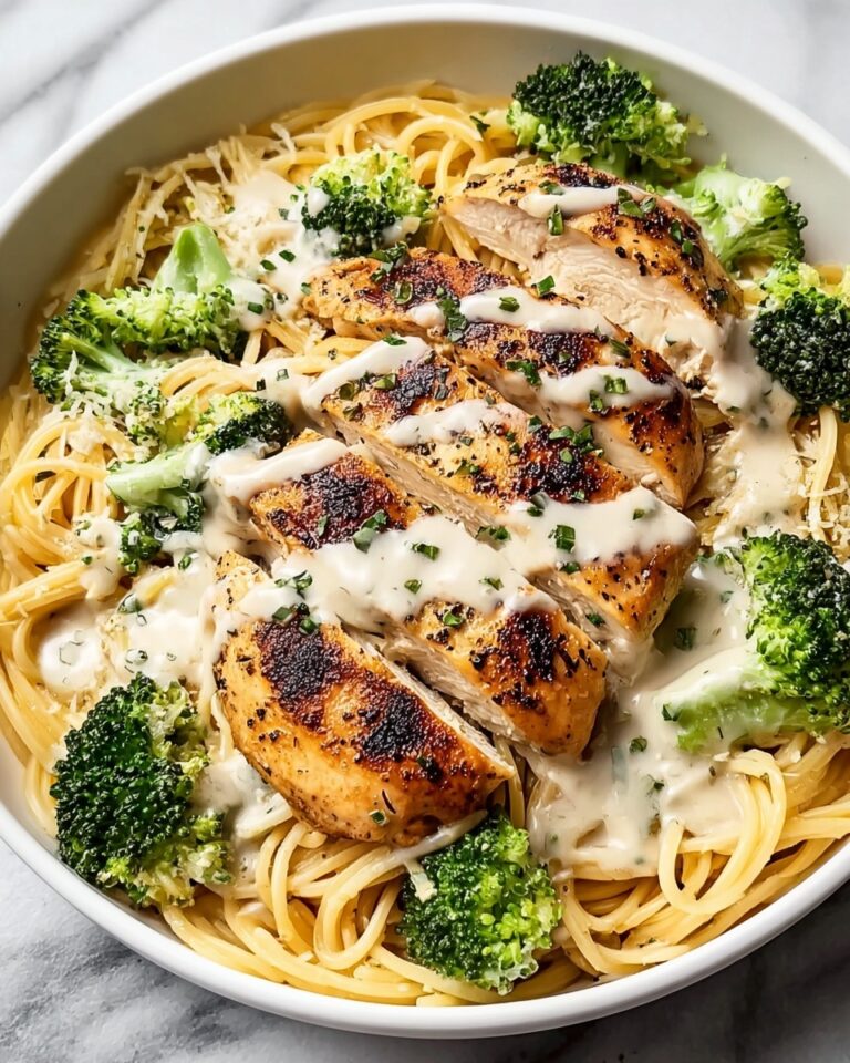 Skinny Chicken Broccoli Alfredo Recipe