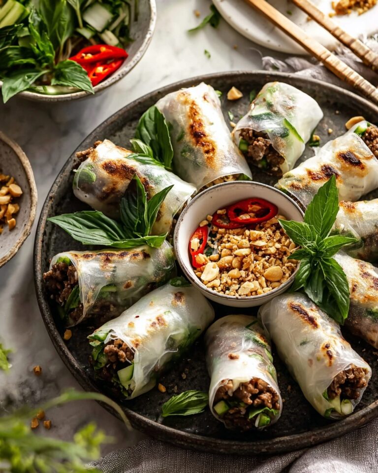 Thai Basil Beef Rolls Recipe