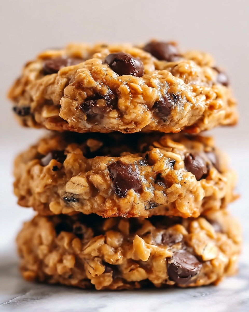 Healthy Breakfast Cookies with Banana, Almond Butter, and Dark Chocolate Chips Recipe - Recipe Image