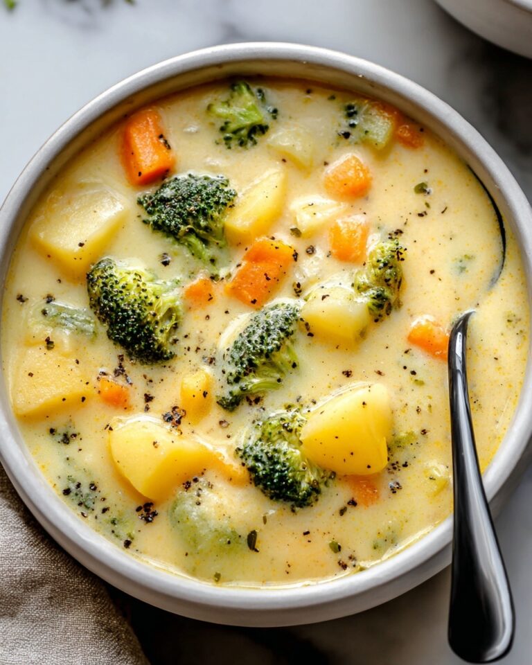 The Best Broccoli Potato Cheese Soup Recipe