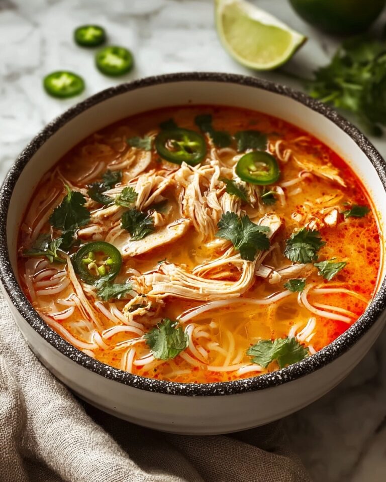 Spicy Chicken Soup with Jalapeños, Cilantro, and Lime Recipe