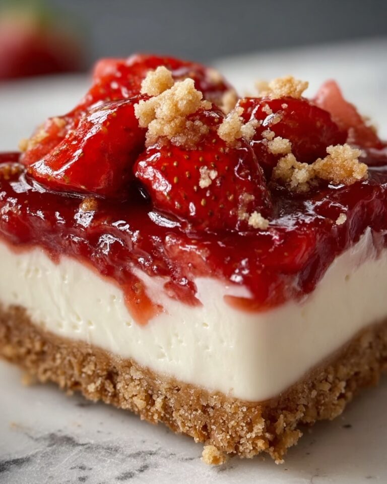 Berrylicious Strawberry Crunch Cheesecake Recipe