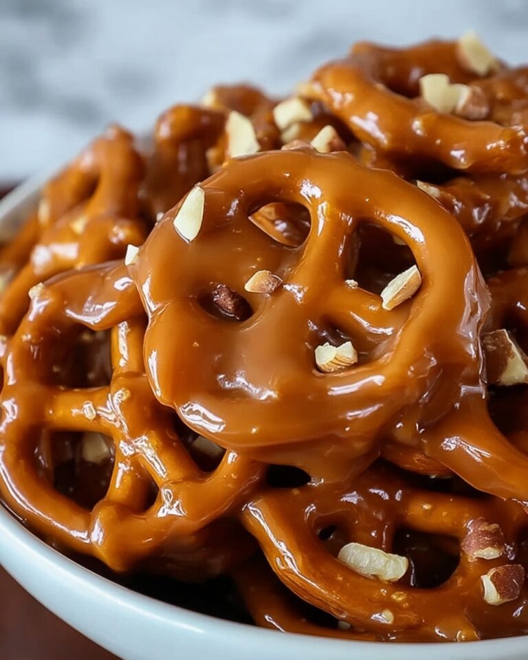 Caramel Pretzels Recipe (Butter Toffee Pretzels) Recipe