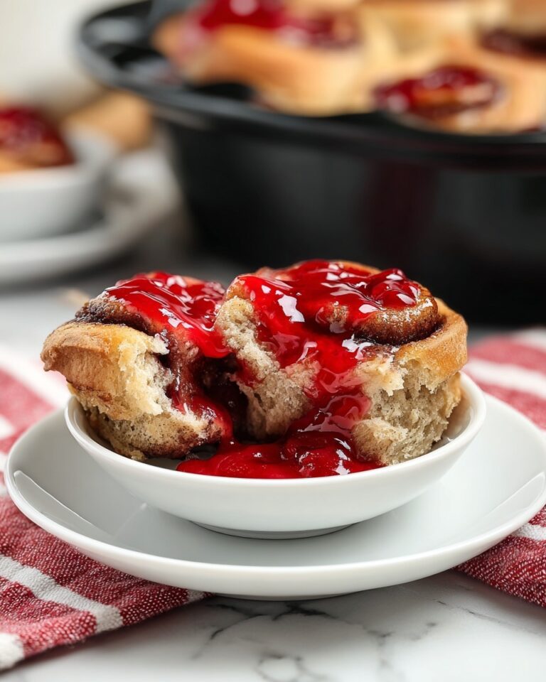 Crock Pot Cinnamon Rolls with Cherry Pie Filling Recipe