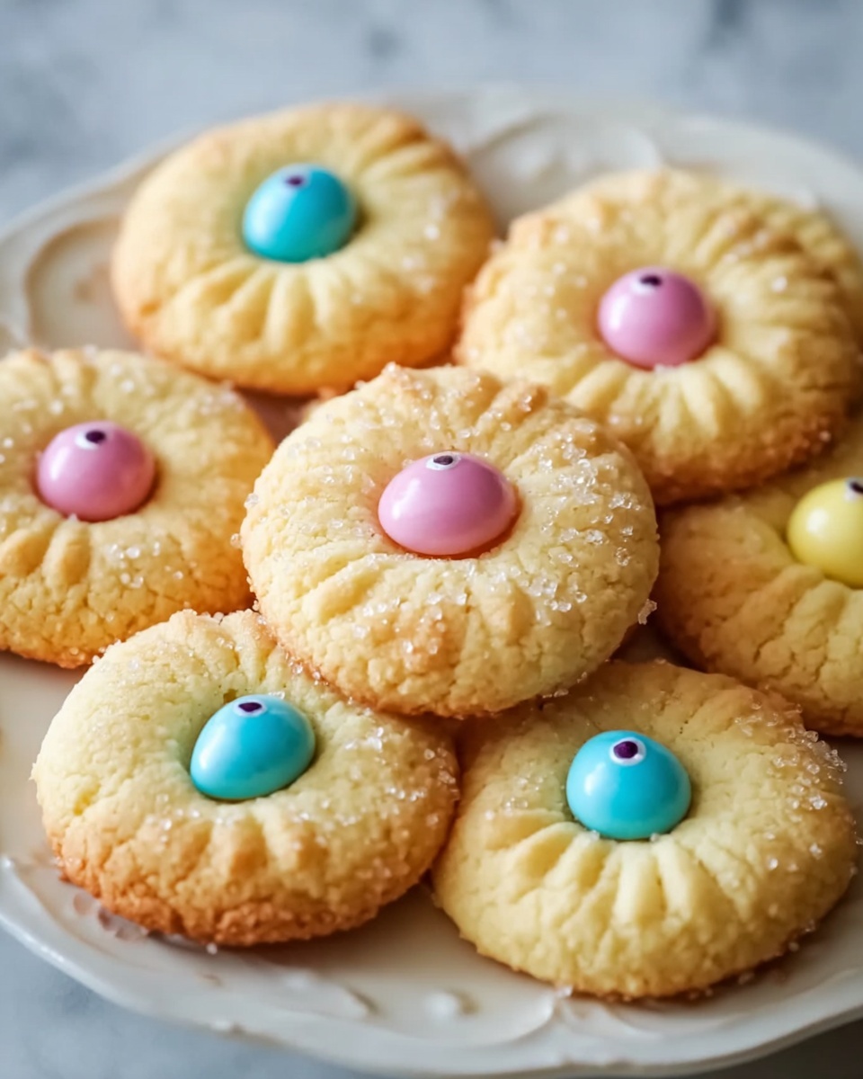 Easter Bunny Button Cookies Recipe - Recipe Image