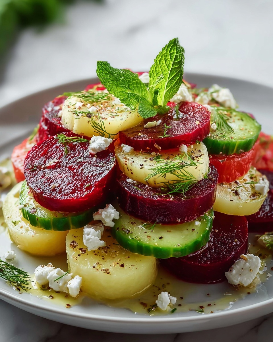 Beet Cucumber Salad: A Refreshing & Healthy Recipe - Recipe Image