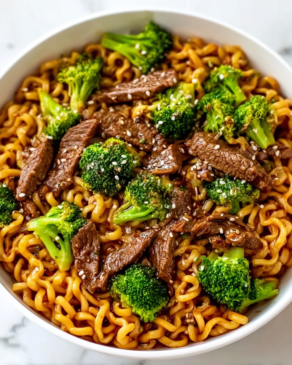 Beef and Broccoli Ramen Stir Fry Recipe - Recipe Image