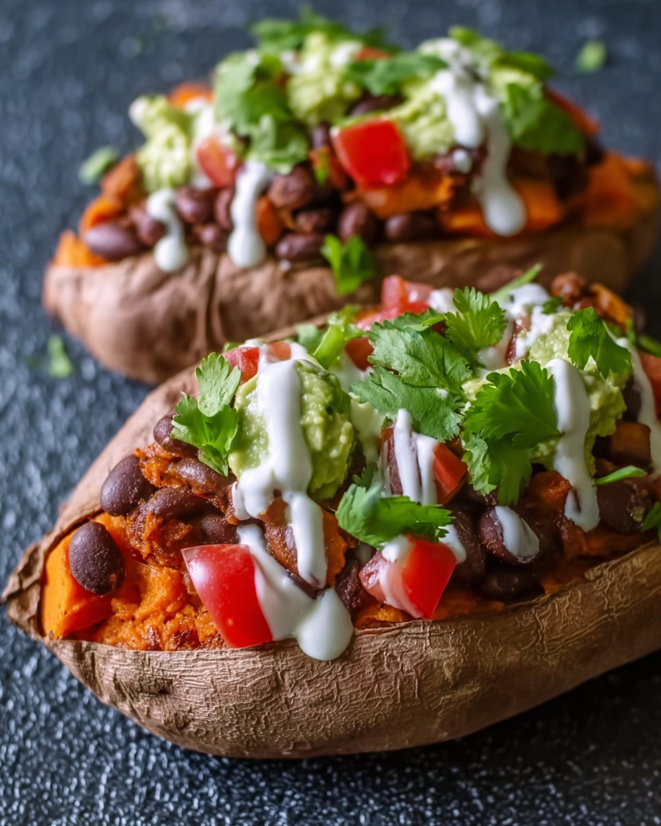 Taco Stuffed Sweet Potatoes Recipe - Recipe Image