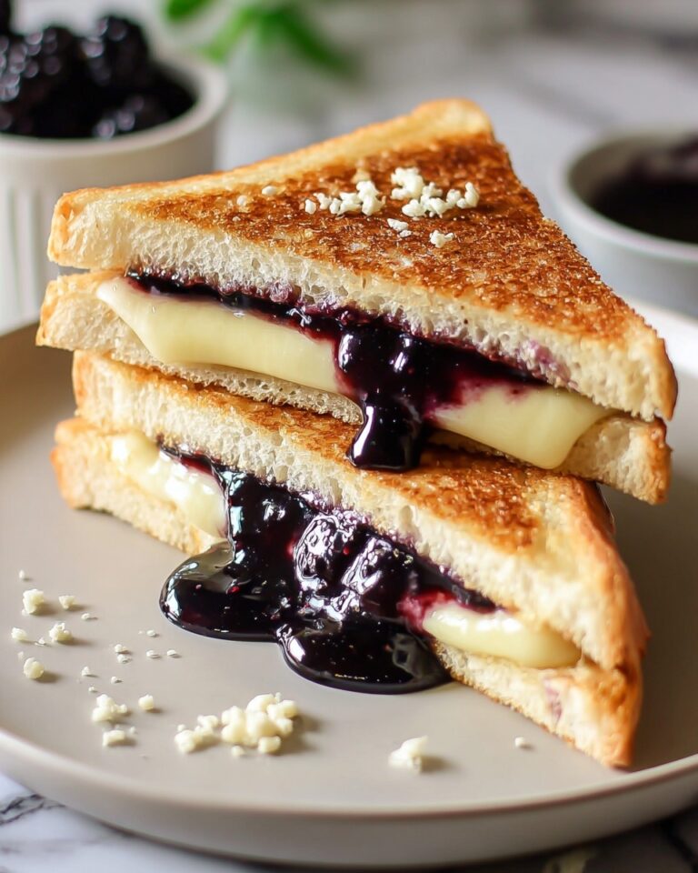 Balsamic Blackberry Bliss Grilled Cheese Recipe
