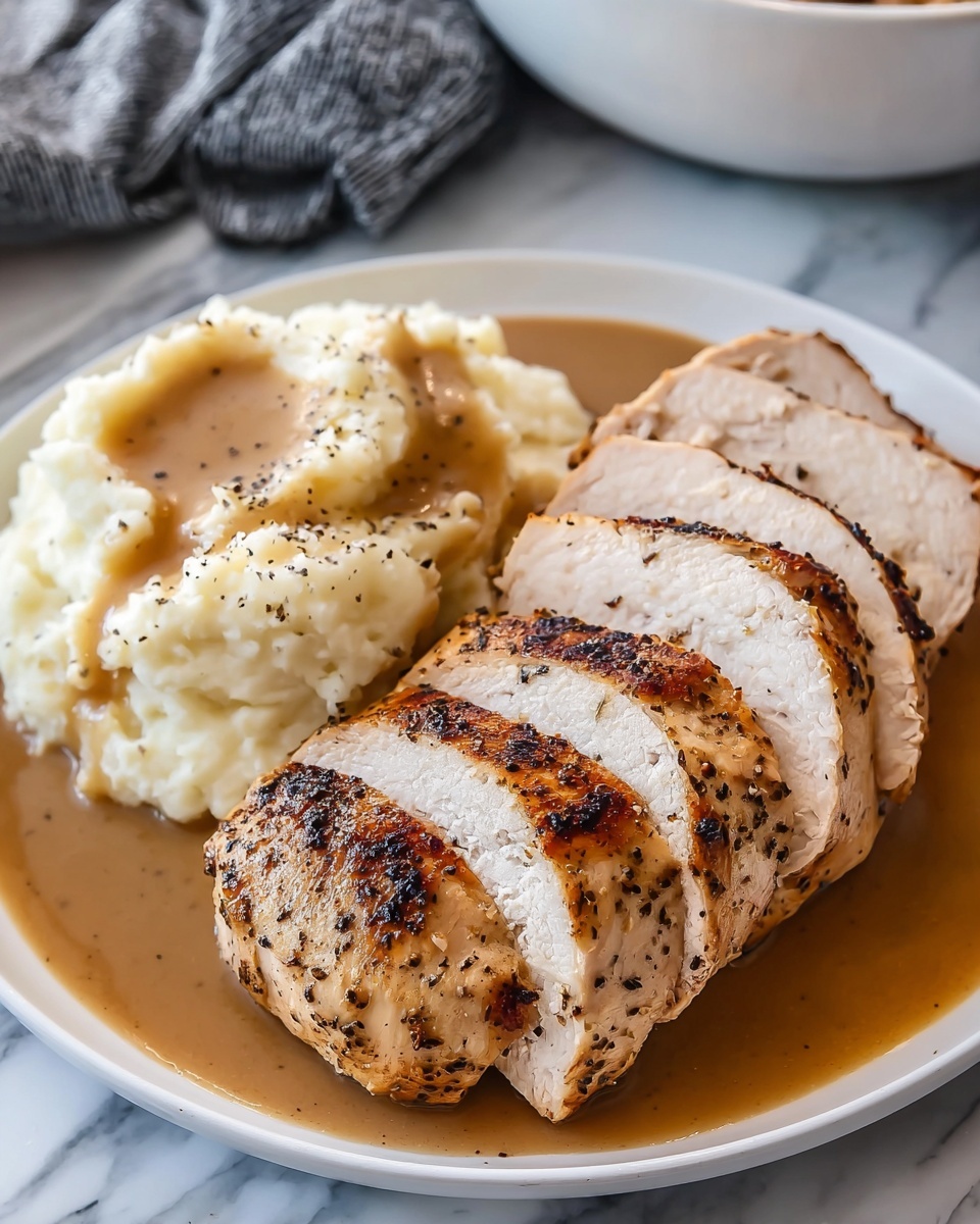 Crockpot Turkey Breast with Lemon, Vegetables, and Herbs Recipe - Recipe Image