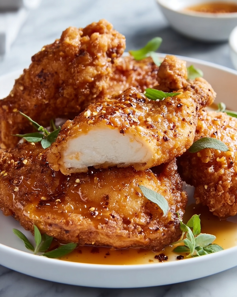 Air Fryer Honey Butter Garlic Chicken Tenders Recipe - Recipe Image