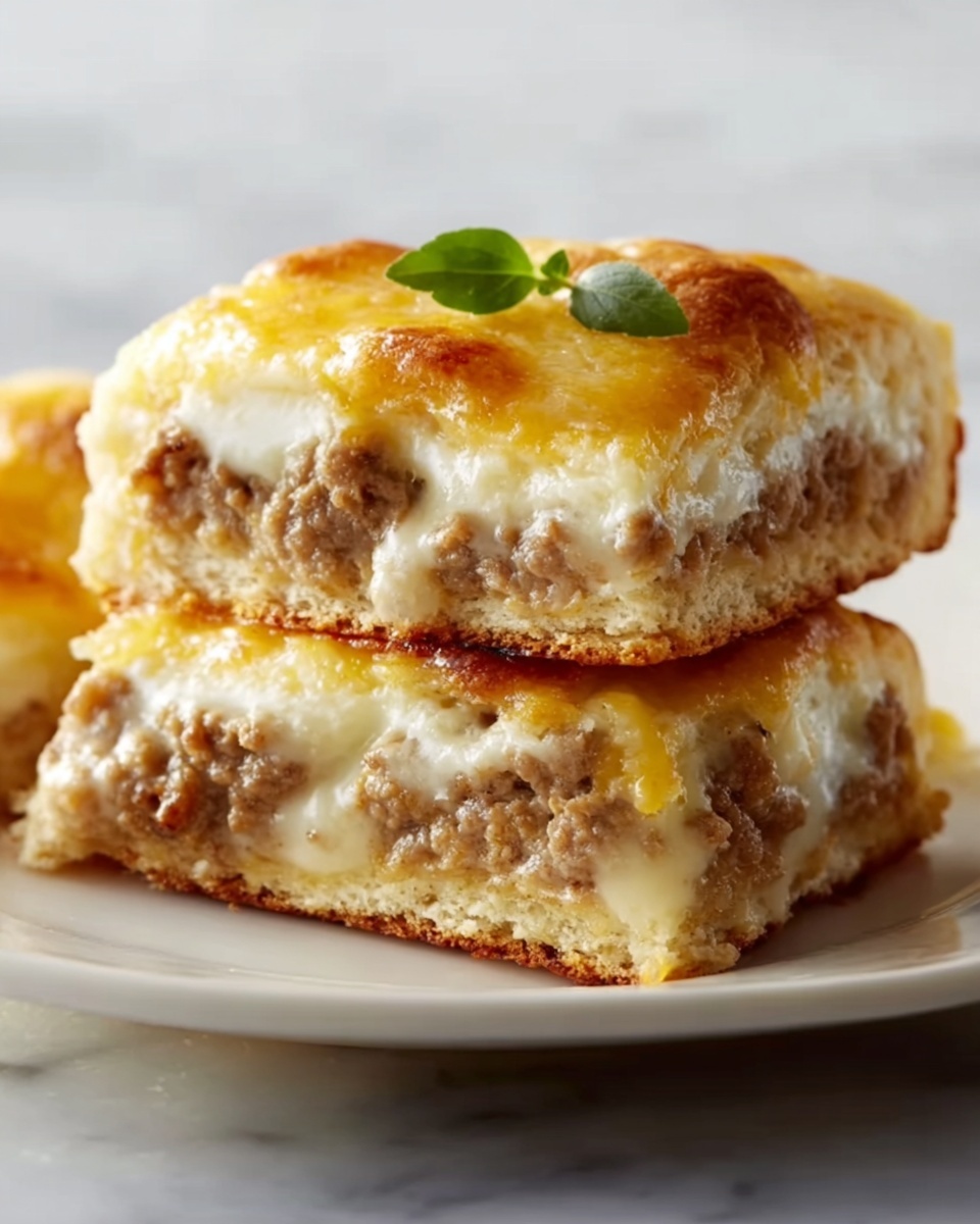 Irresistible Butter Swim Biscuits with Sausage and Cheddar Recipe - Recipe Image