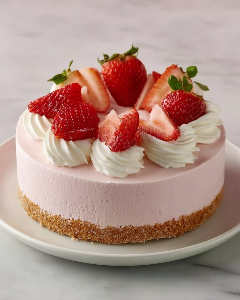 No Bake Strawberry Cheesecake Recipe