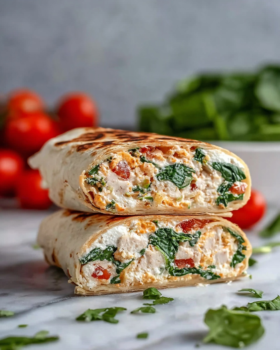 Spinach Feta Breakfast Wrap Recipe - Recipe Image