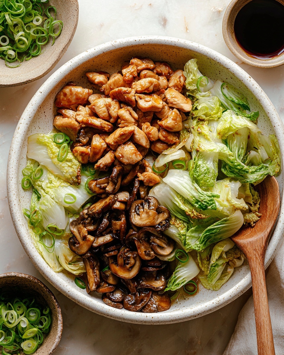 Chinese Chicken Cabbage Stir-Fry Recipe - Recipe Image