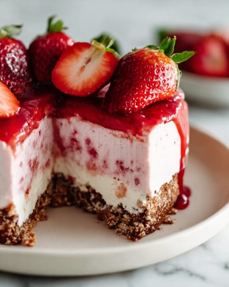 Gluten-Free & Vegan Strawberry Cheesecake Recipe