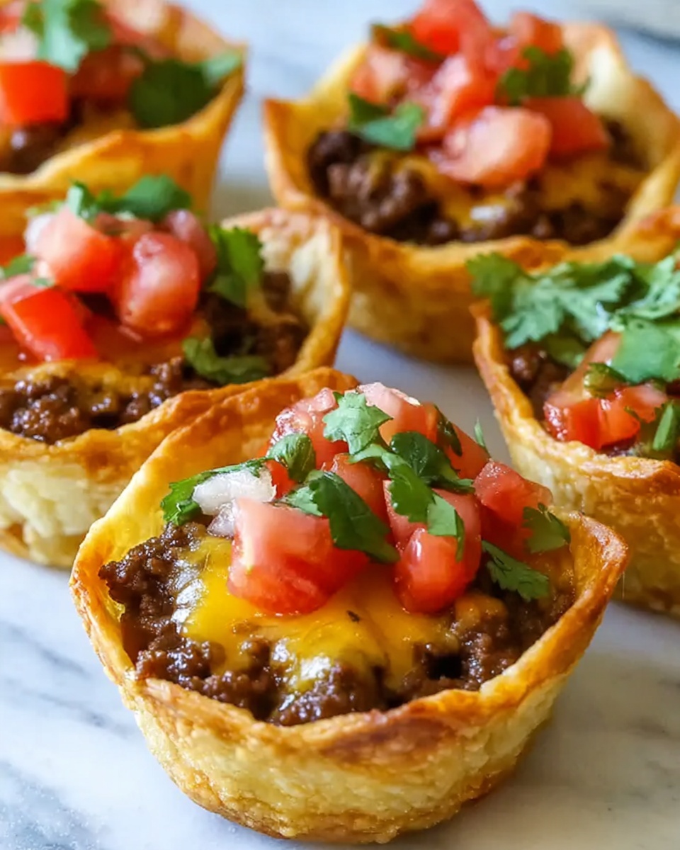 Crunchy Taco Cups Recipe - Recipe Image