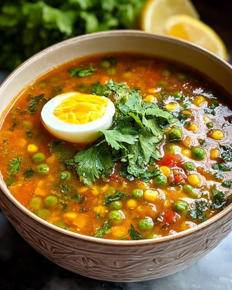 Moroccan Egg Drop Harira (Vegetable and Legume Soup) Recipe