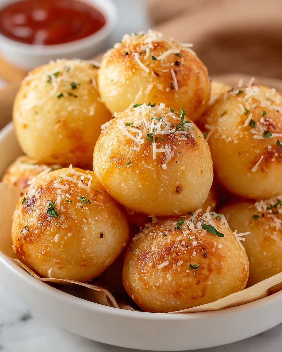 Homemade Parmesan Bread Bites Recipe - Recipe Image