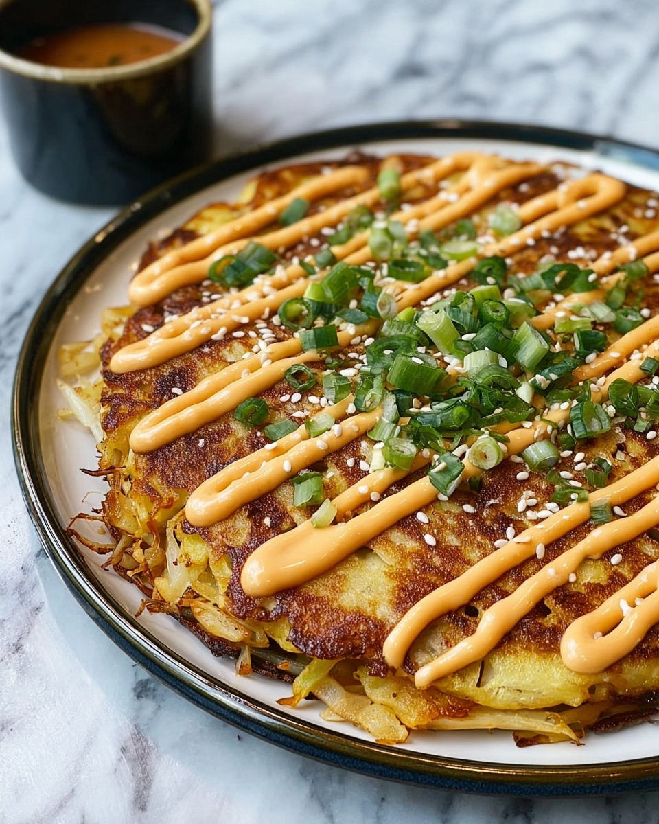 Savory Cabbage Pancakes Recipe - Recipe Image