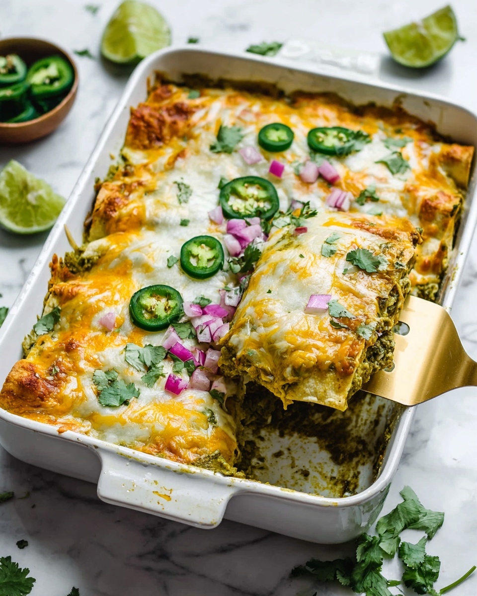 Salsa Verde Chicken Casserole Recipe - Recipe Image