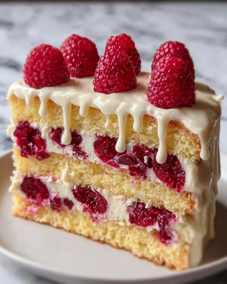 White Chocolate Raspberry Dream Cake Recipe