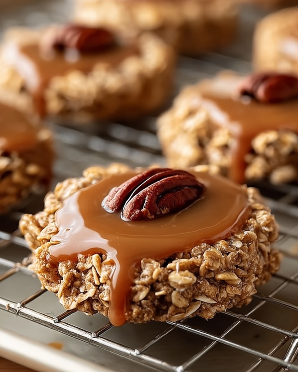 Easy No Bake Pecan Coconut Praline Cookies Recipe - Recipe Image