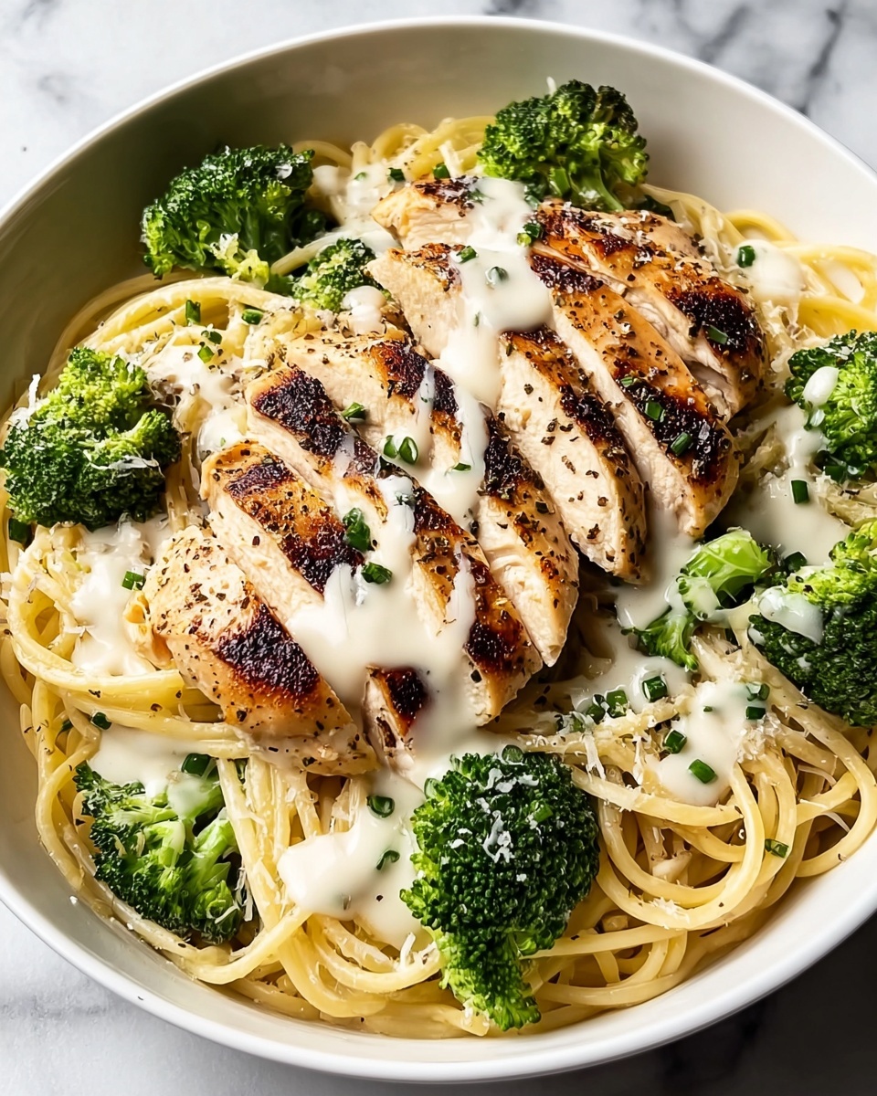 Skinny Chicken Broccoli Alfredo Recipe - Recipe Image