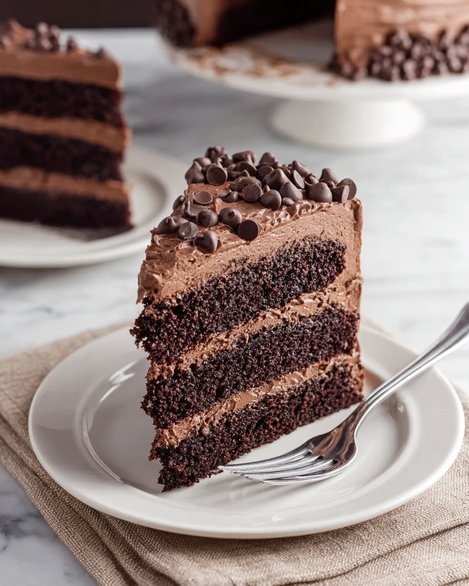 Triple Chocolate Cake Recipe - Recipe Image