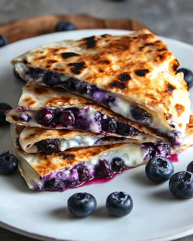 Blueberry Breakfast Quesadilla Delight Recipe