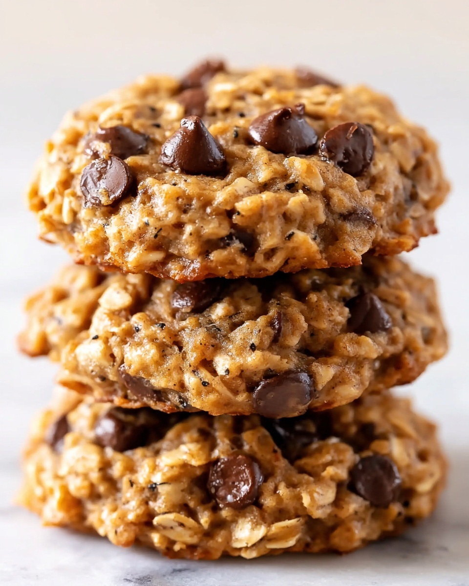 Healthy Breakfast Cookies with Banana, Almond Butter, and Dark Chocolate Chips Recipe - Recipe Image