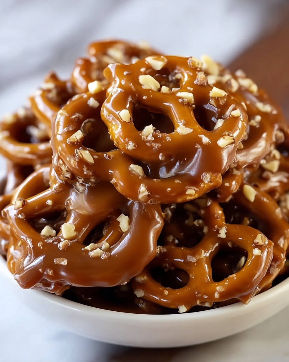 Caramel Pretzels Recipe (Butter Toffee Pretzels) Recipe - Recipe Image